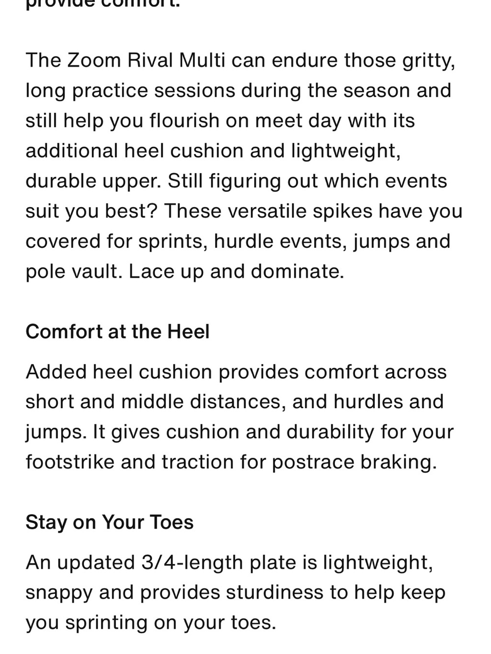 Men’s Nike Zoom Rival Track & Field Multi-Event Spikes with Spikes & Tool - Picture 14 of 15